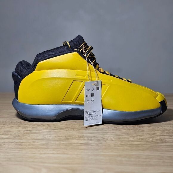 Adidas Crazy 1 Lakers Kobe Bryant Basketball Shoes Team Yellow Black Men\'s 8 New main image 10